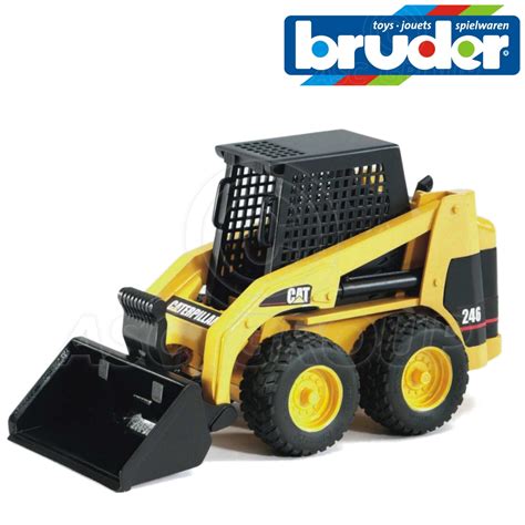 Bruder Toys 02431 Caterpillar CAT SKID STEER Skidsteer 